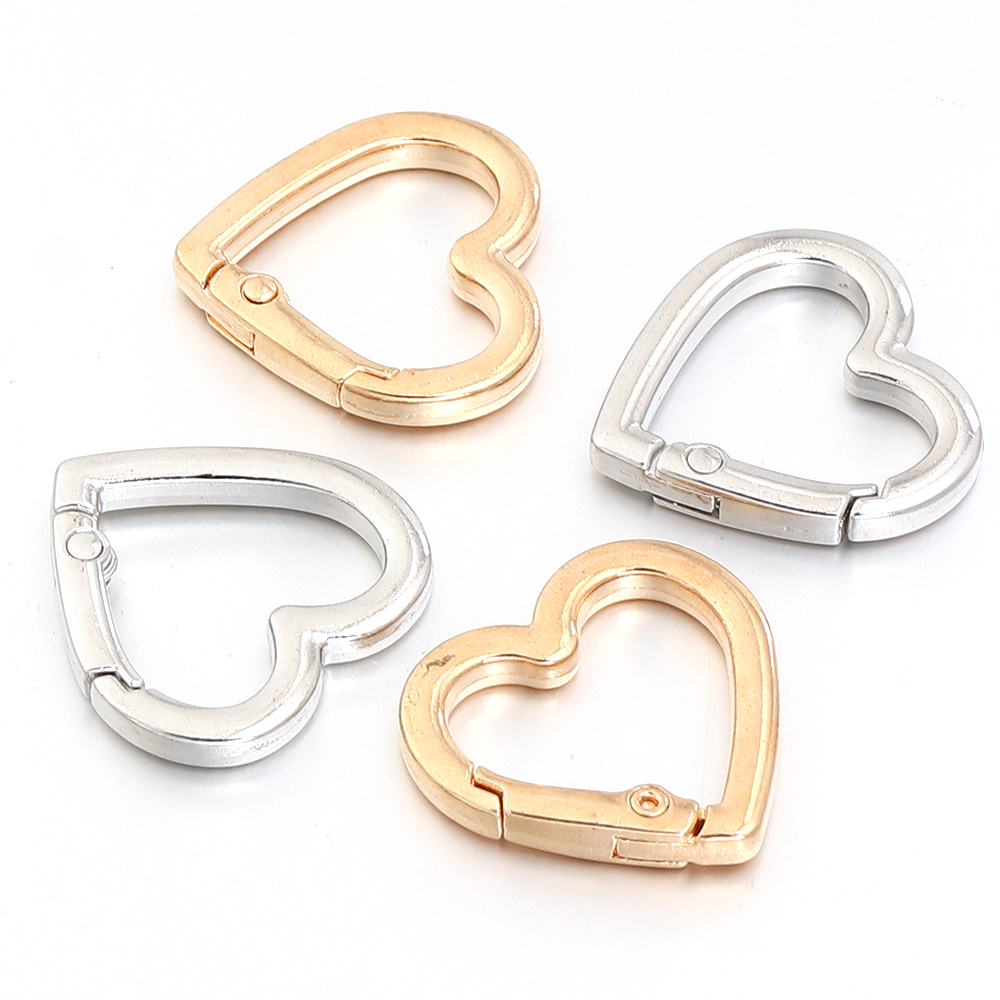 Jewelry Making Chain - 4-10pcs/lot Gold Color Zinc Alloy Heart