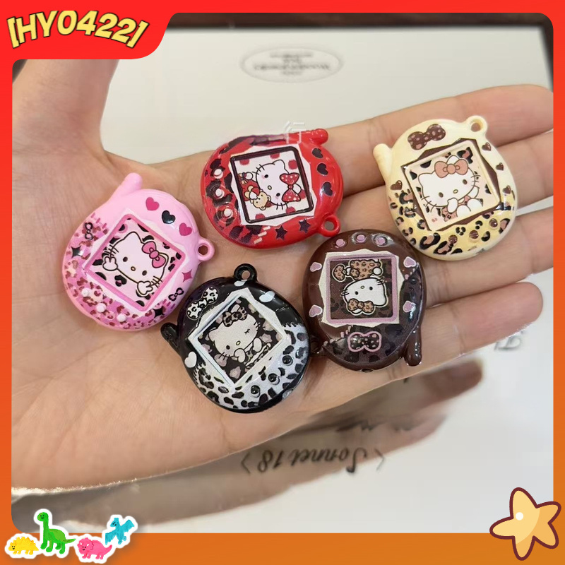 Jewelry Making Chain - Acrylic Cute Kt Cat Leopard Print