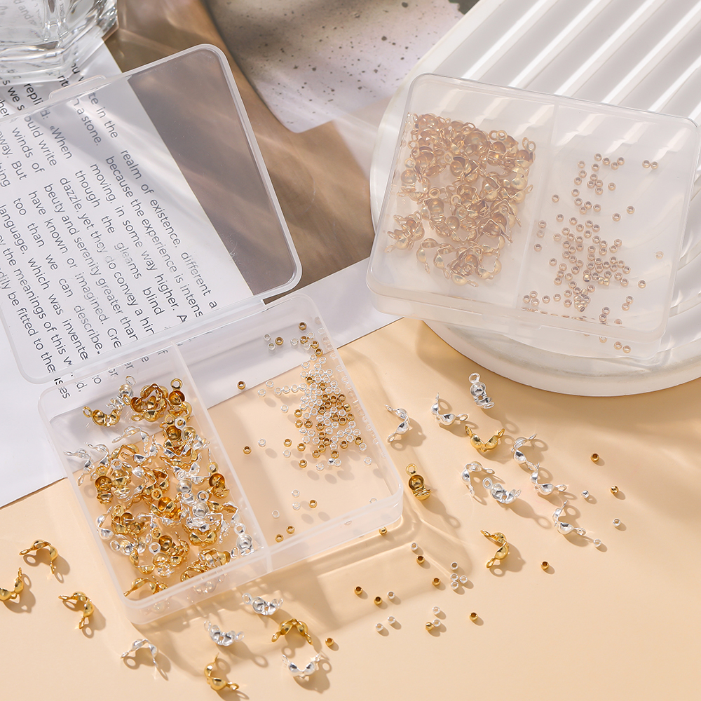 Jewelry Making Chain - 150pcs/Box 18K Gold Color Plated Ball
