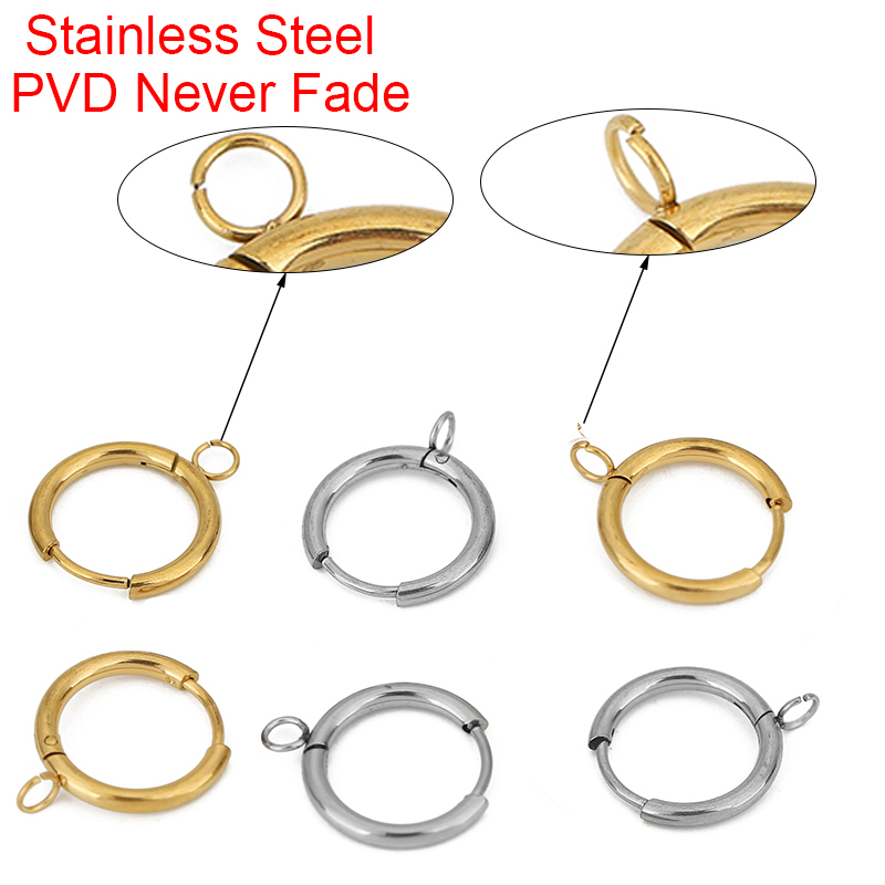 10pcs PVD Never Fade Earrings  - Jewelry Making Pins reseña y precio