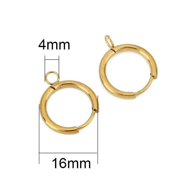 10pcs PVD Never Fade Earrings  - Jewelry Making Pins reseña y precio
