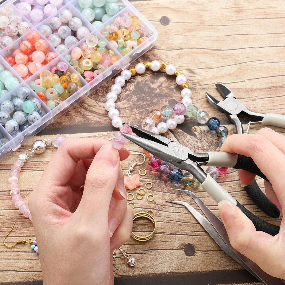 High-carbon Steel Jewelry Maki - Jewelry Making Round Nose Pliers reseña y precio