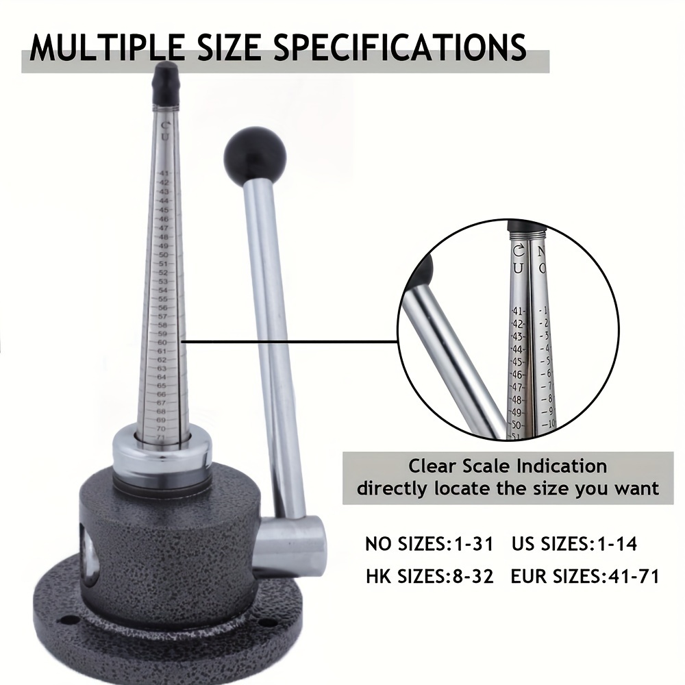 Ring Sizer Mandrel with 4 Scal - Jewelry Making Machines reseña y precio