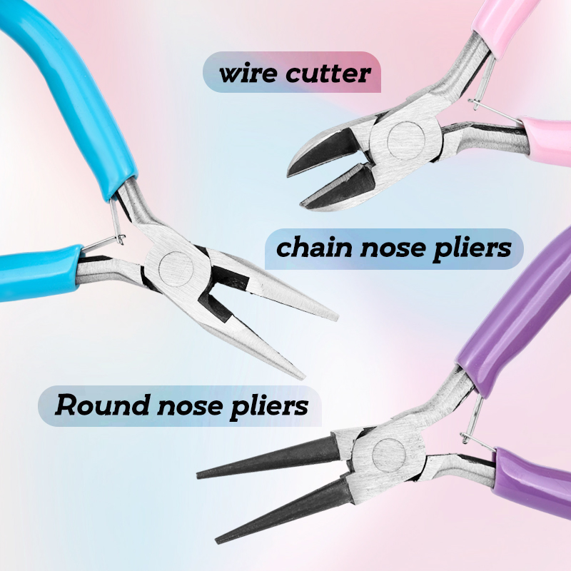 3Pcs Mini Jewelry Pliers Set I - Jewelry Making Round Nose Pliers reseña y precio