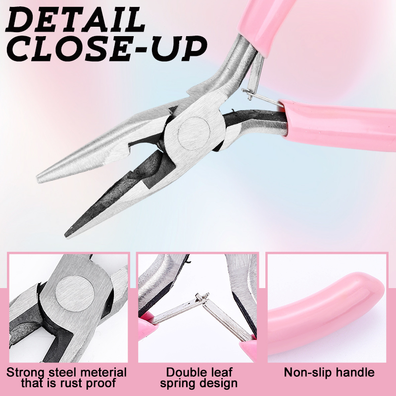 3Pcs Mini Jewelry Pliers Set I - Jewelry Making Round Nose Pliers reseña y precio