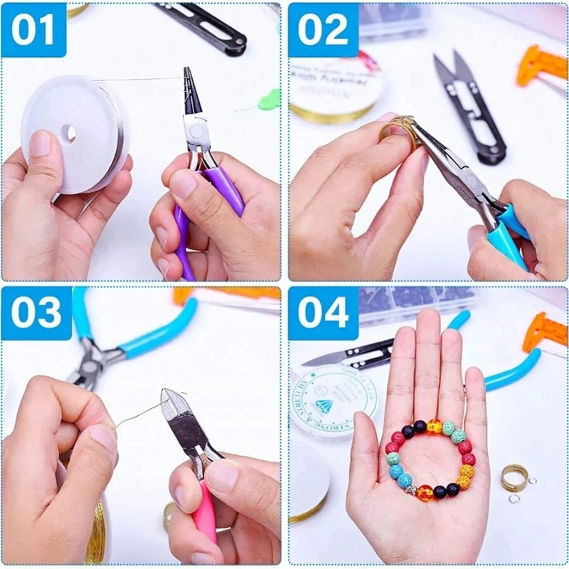 4 Pack Jewelry Making Pliers T - Jewelry Making Round Nose Pliers reseña y precio