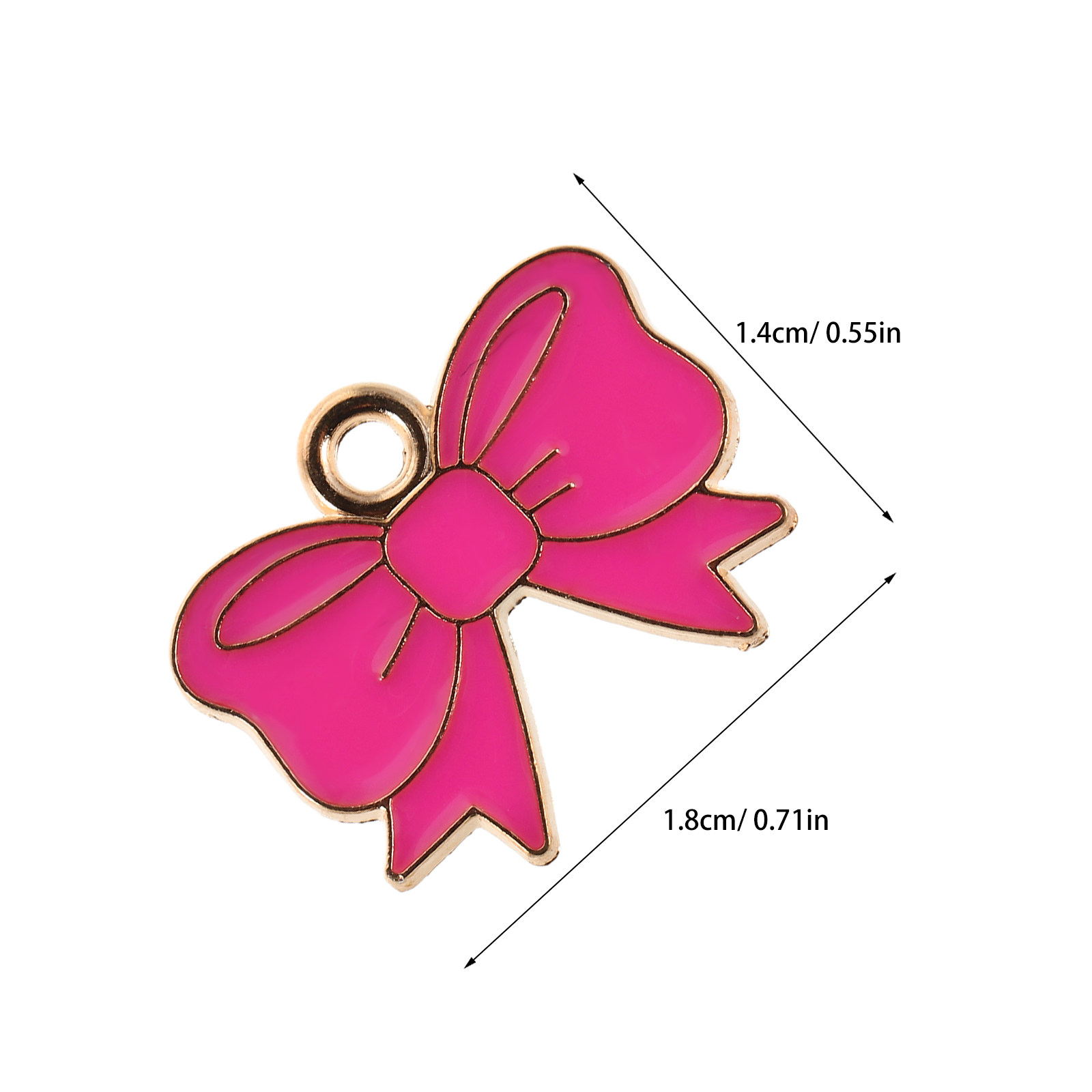 40Pcs Bowknot Charms Alloy Pen - Jewelry Making For Teens reseña y precio