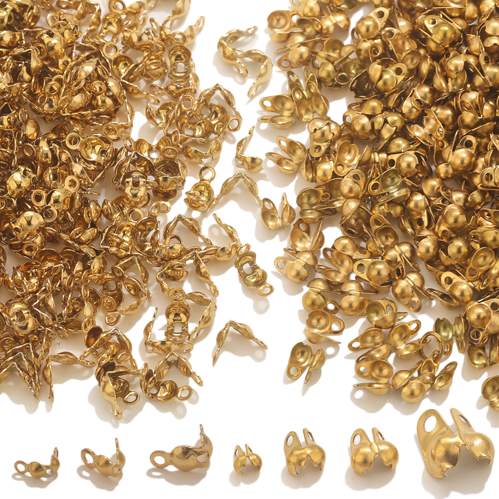 50pcs PVD Gold Plated Stainles - Jewelry Making Material reseña y precio