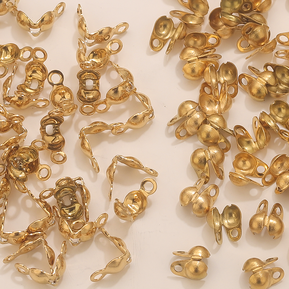 50pcs PVD Gold Plated Stainles - Jewelry Making Material reseña y precio