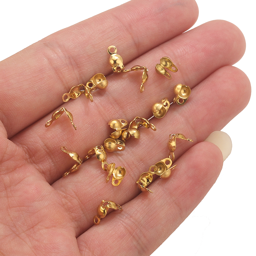 50pcs PVD Gold Plated Stainles - Jewelry Making Material reseña y precio