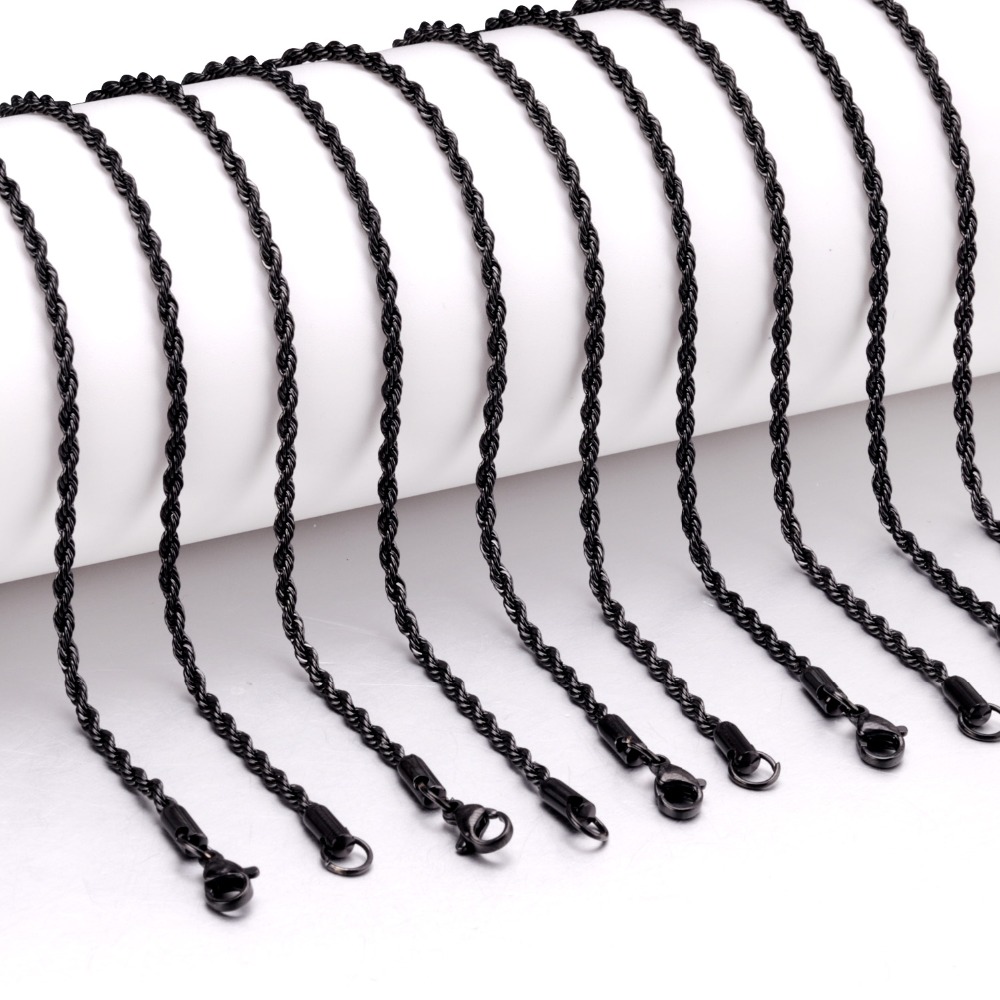 ASONSTEEL 10Pcs/Lot Black Colo - Jewelry Making Singapore reseña y precio