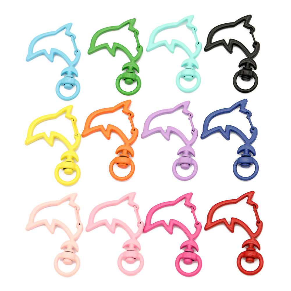 10pcs Candy Colors Metal Dolph - Jewelry Making Pins reseña y precio