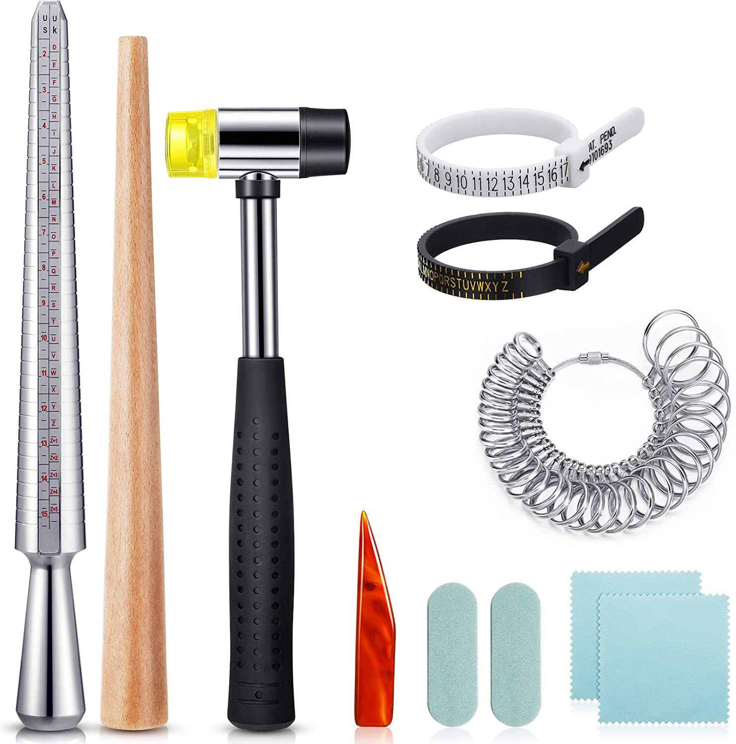11 Pieces Of US UK Ring Mandre - Jewelry Making Machines reseña y precio