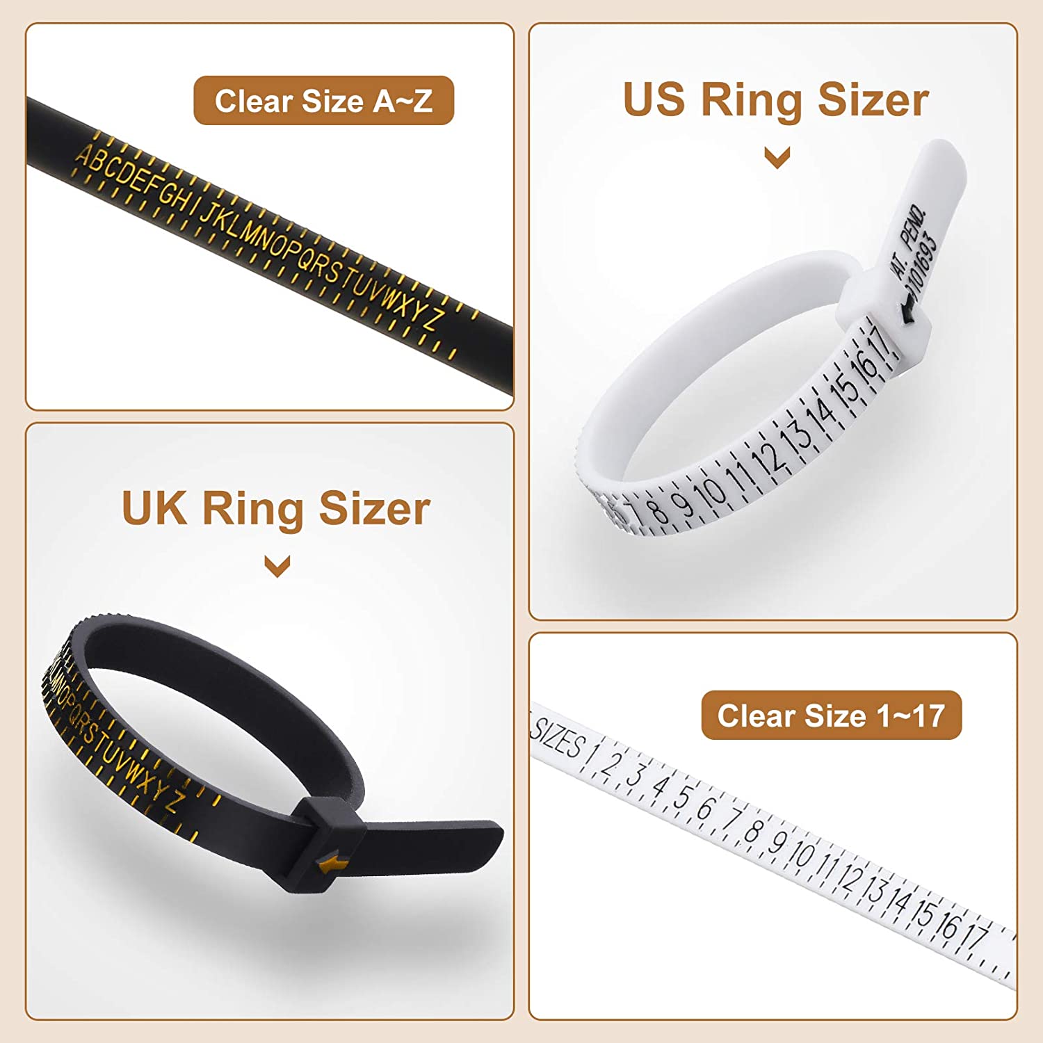 11 Pieces Of US UK Ring Mandre - Jewelry Making Machines reseña y precio