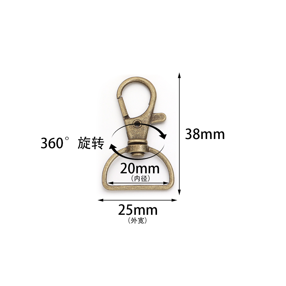 10pcs/lot Metal Swivel Clasps  - Jewelry Making Chain reseña y precio