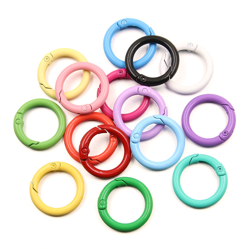 5-20pcs Colorful Spring O Ring - Jewelry Making Pins reseña y precio