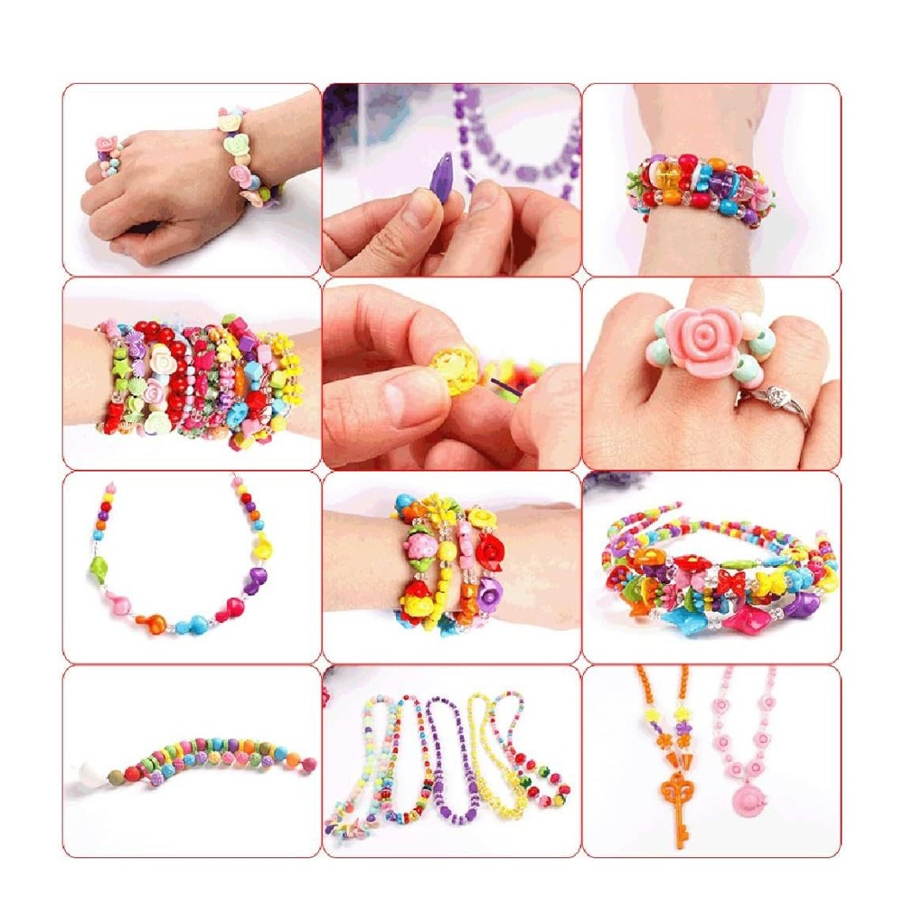 4774pcs Colorful Beads Bracele - Jewelry Making For Teens reseña y precio