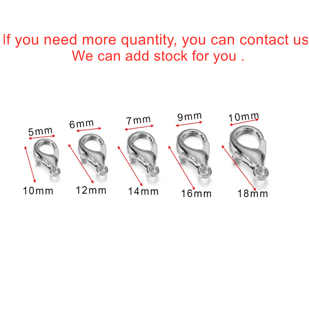 10pcs Multiple Size Lobster Cl - Jewelry Making Chain reseña y precio
