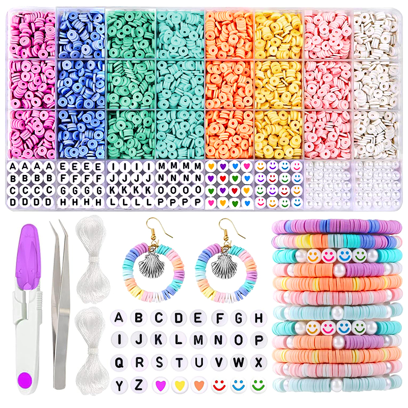 Clay Beads Bracelet Making Kit - Jewelry Making For Teens reseña y precio