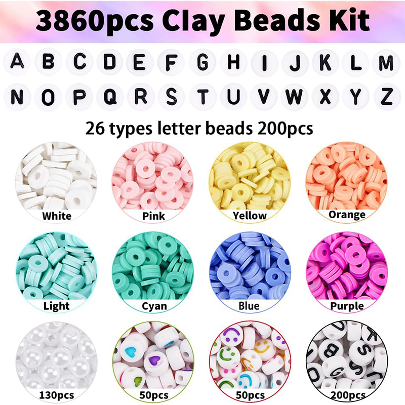 Clay Beads Bracelet Making Kit - Jewelry Making For Teens reseña y precio