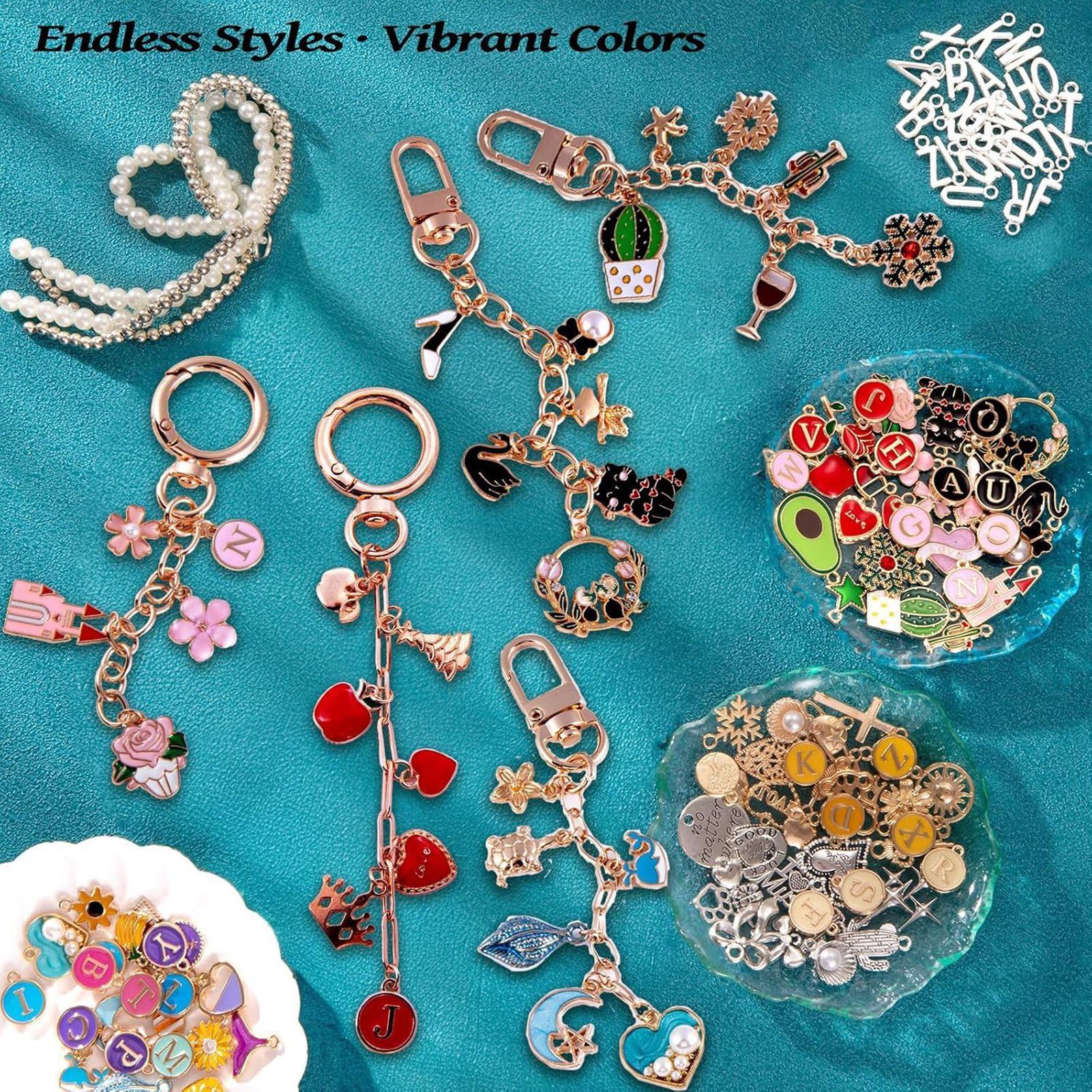 325-Piece DIY Bag Charm Making - Jewelry Making For Teens reseña y precio