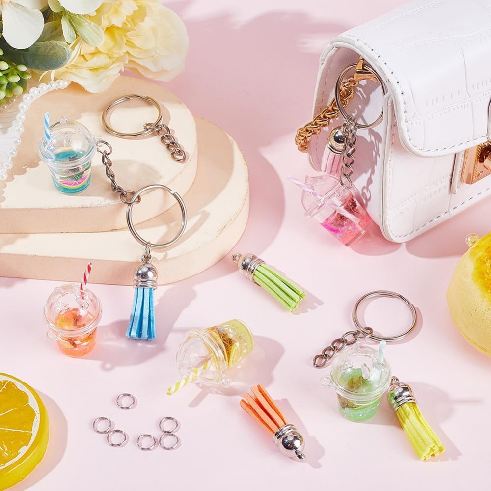 35Pcs DIY 5 Sets Bubble Tea Ke - Jewelry Making Chain reseña y precio