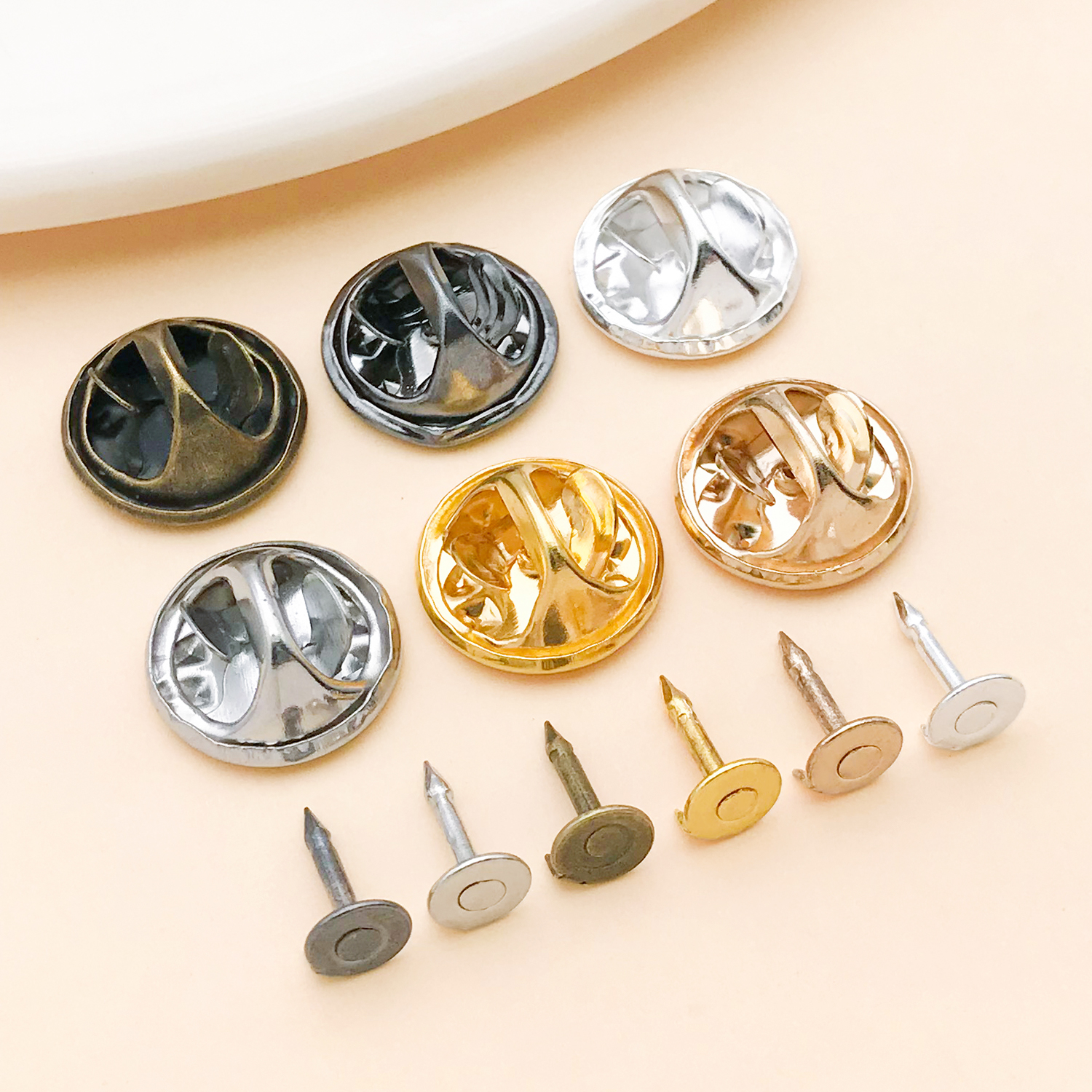 50pcs 8mm 11mm Pin+ Back Stabb - Jewelry Making Pins reseña y precio