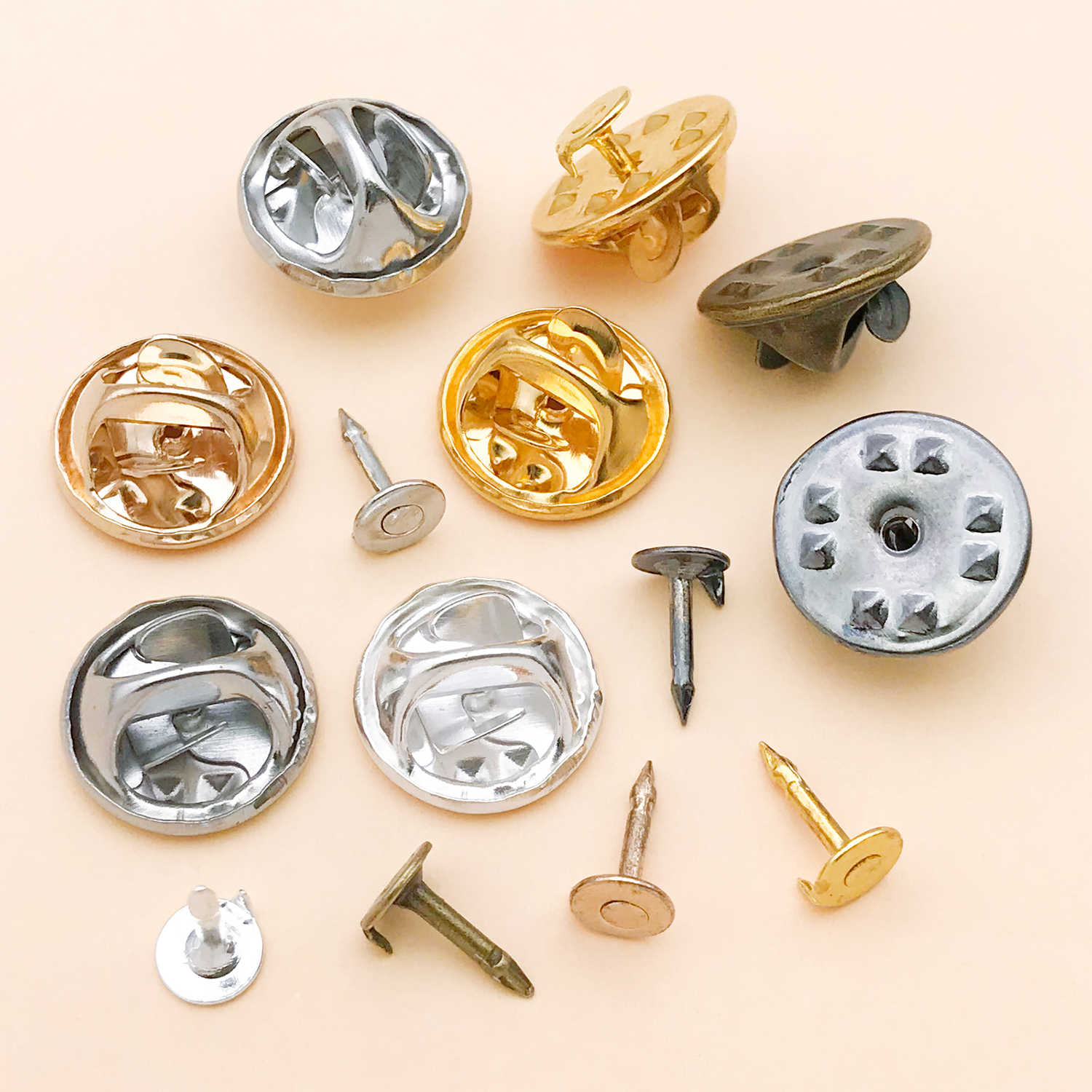 50pcs 8mm 11mm Pin+ Back Stabb - Jewelry Making Pins reseña y precio