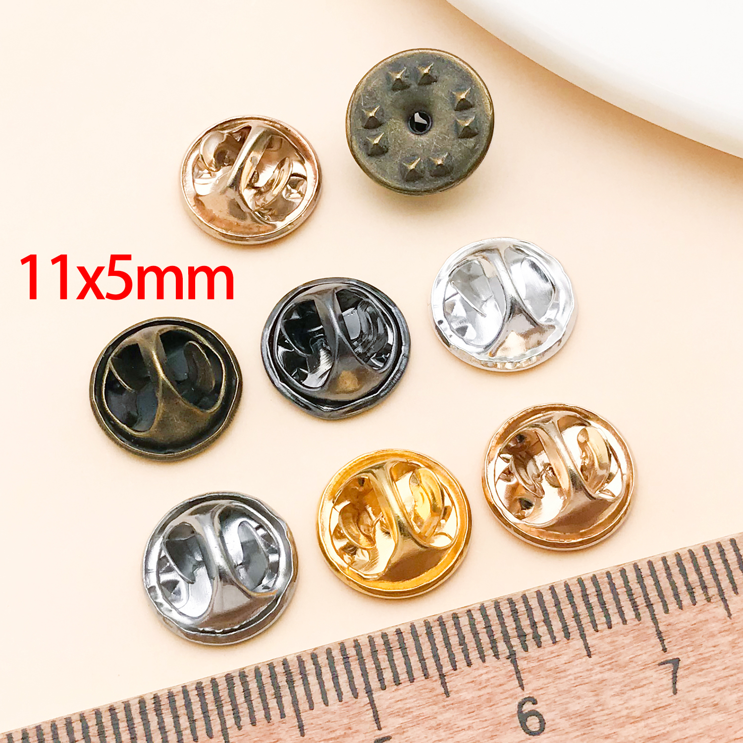 50pcs 8mm 11mm Pin+ Back Stabb - Jewelry Making Pins reseña y precio