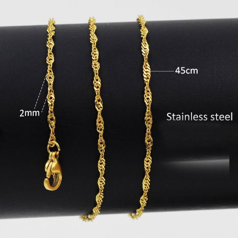 LUXUSTEEL 2mm 10Pcs/Lot Wave T - Jewelry Making Singapore reseña y precio