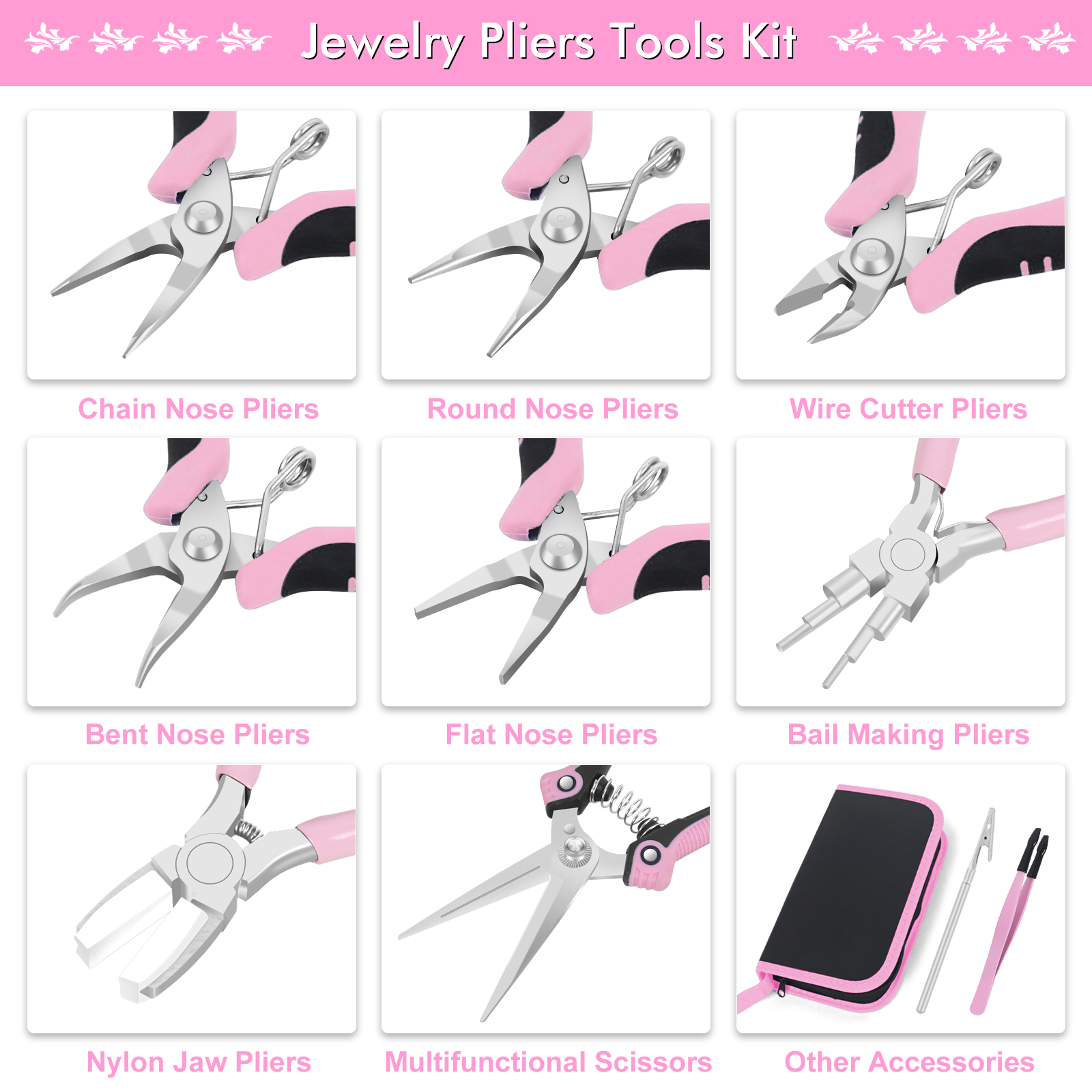 NEWACALOX Mini Jewelry Pliers  - Jewelry Making Round Nose Pliers reseña y precio