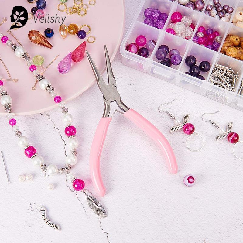 1PC Mini Pliers Diagonal Round - Jewelry Making Round Nose Pliers reseña y precio
