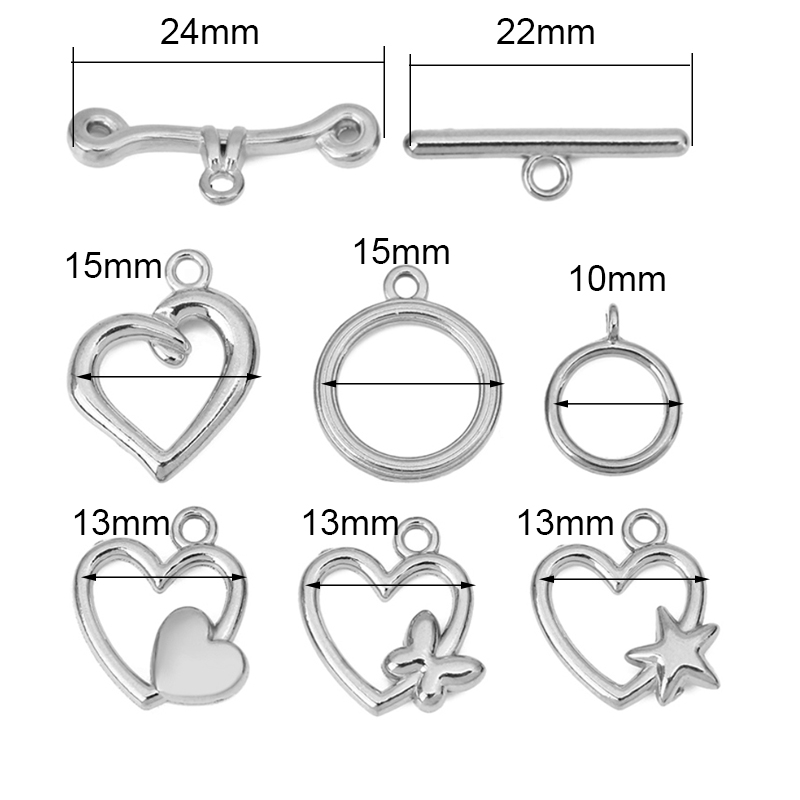 5sets PVD Never Fade Stainless - Jewelry Making Pins reseña y precio