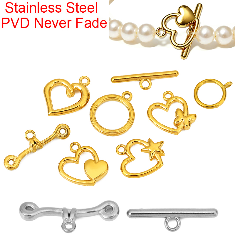 5sets PVD Never Fade Stainless - Jewelry Making Pins reseña y precio