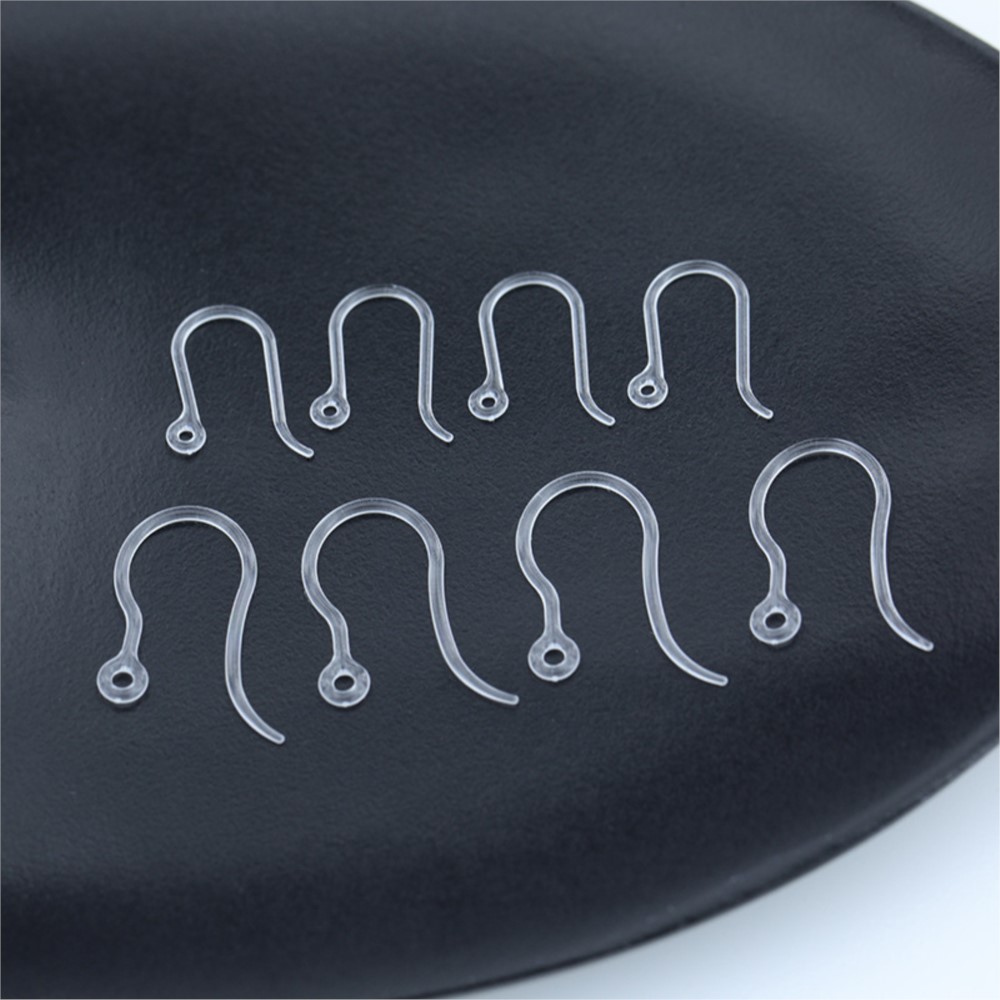 40pcs Clear Plastic Earring Ho - Jewelry Making Pins reseña y precio