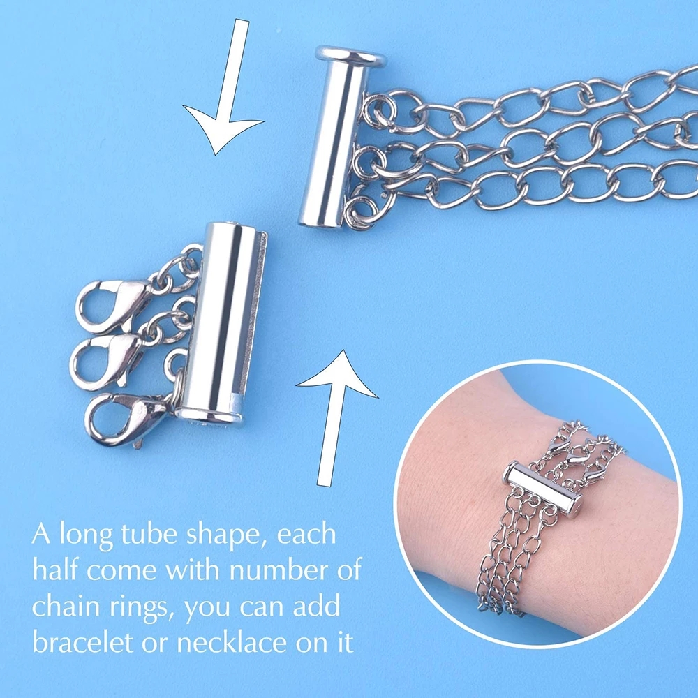 2pcs Multi Strand Necklace Lay - Jewelry Making Pins reseña y precio