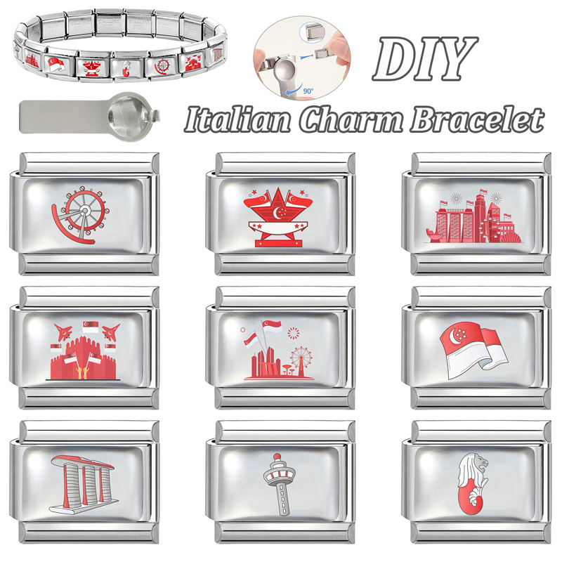 Singapore National Day Series  - Jewelry Making Singapore reseña y precio