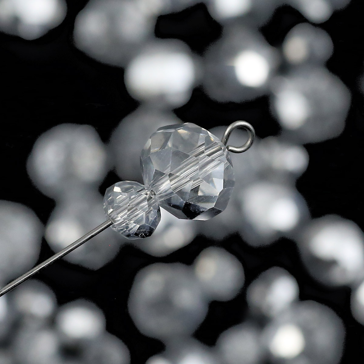 Half Silver Color Transparent  - Jewelry Making Material reseña y precio