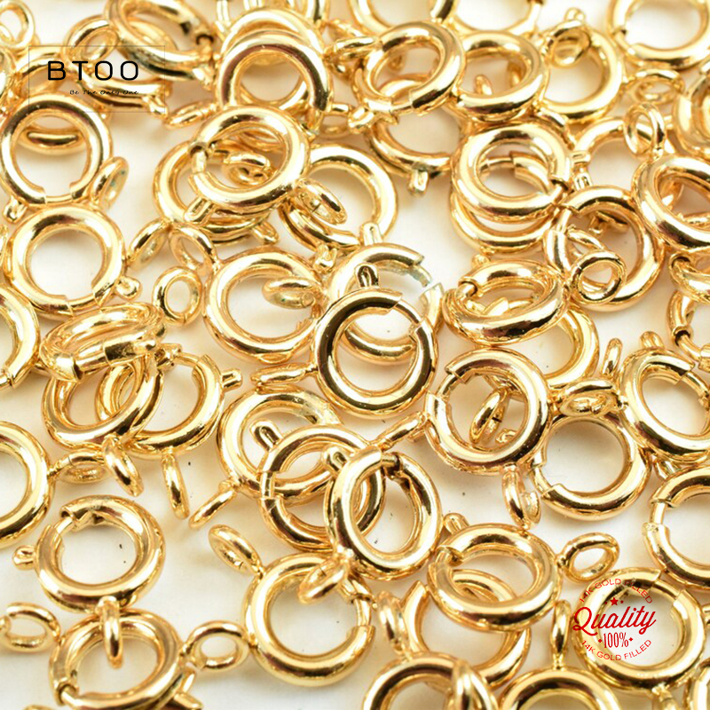 14K Gold Filled Spring Ring Cl - Jewelry Making Pins reseña y precio