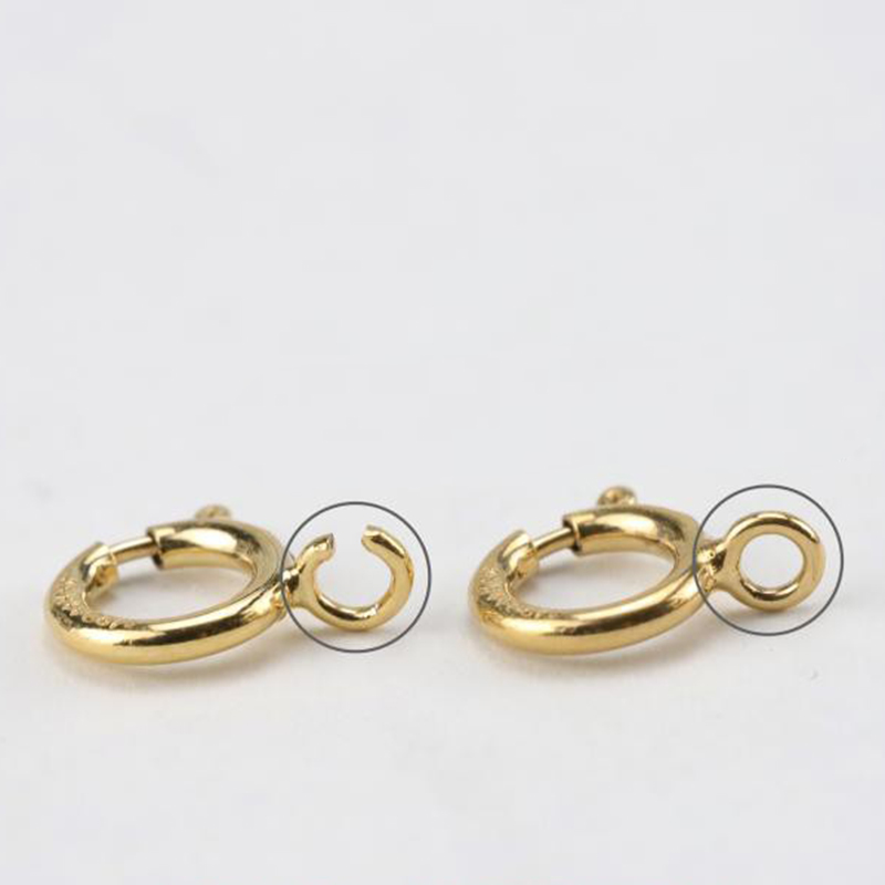14K Gold Filled Spring Ring Cl - Jewelry Making Pins reseña y precio
