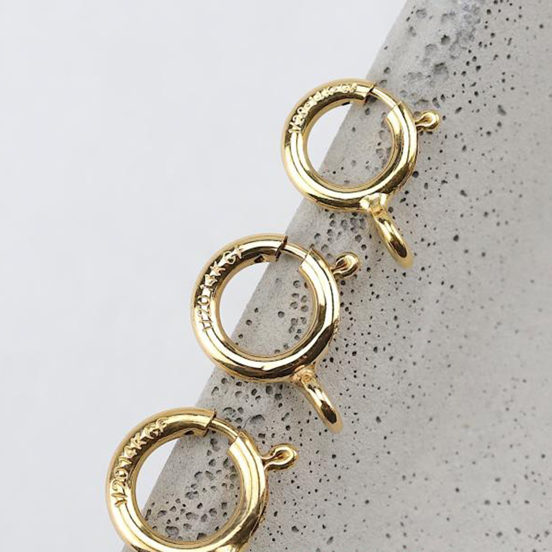 14K Gold Filled Spring Ring Cl - Jewelry Making Pins reseña y precio